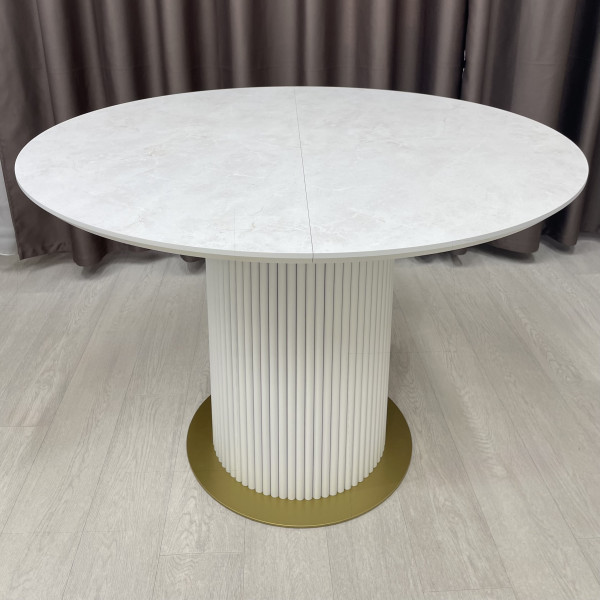  Dining round folding table B-WOOD made of HPL