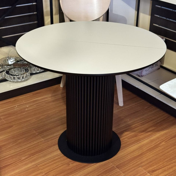  Dining round folding table 900+330 mm B-WOOD made of HPL
