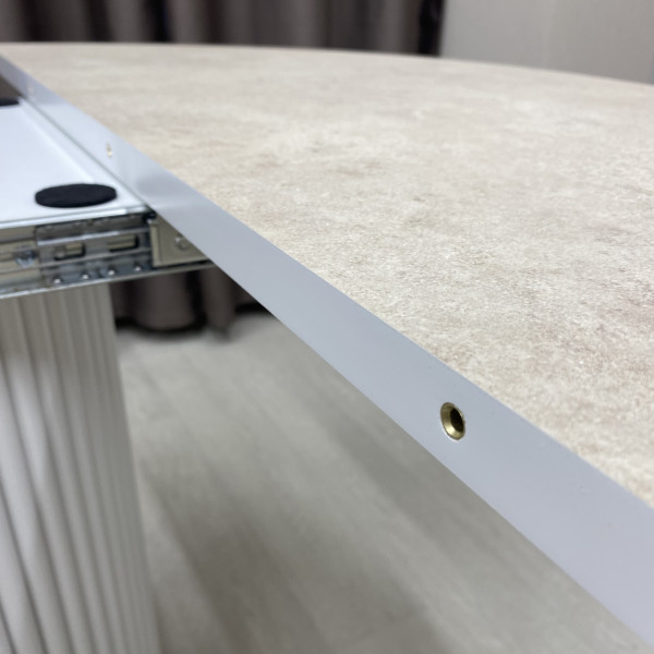  Dining round folding table B-WOOD made of HPL