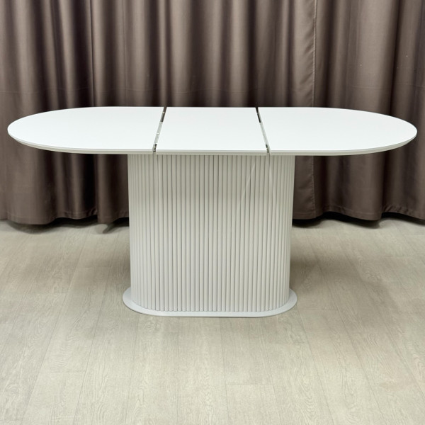 Oval folding dining table B-WOOD made of HPL