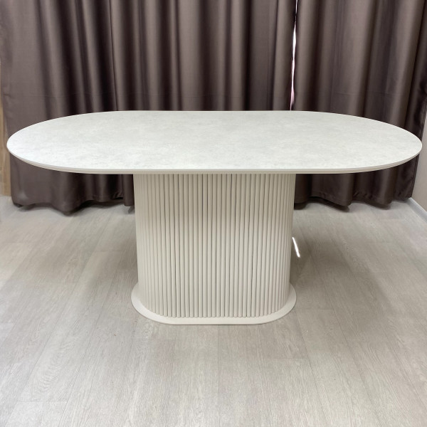 Oval dining table B-WOOD made of HPL
