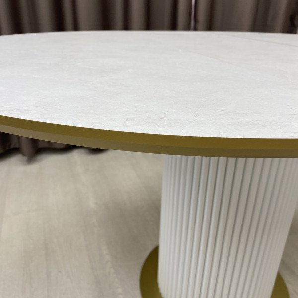  Dining round folding table B-WOOD made of HPL