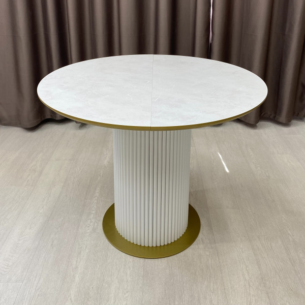  Dining round folding table B-WOOD made of HPL