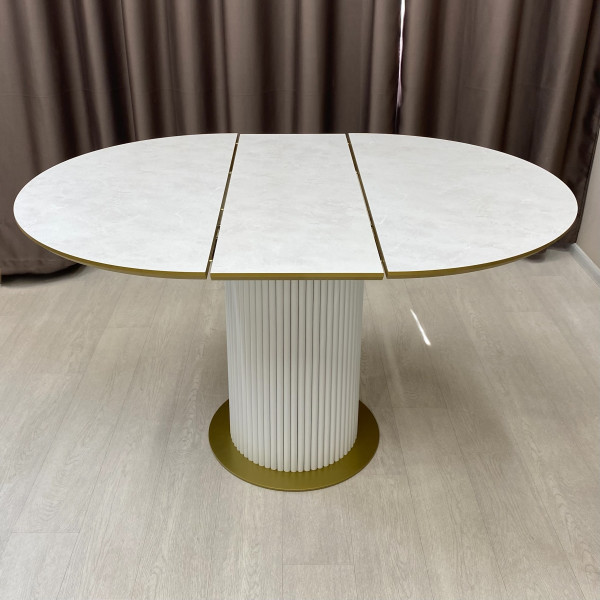  Dining round folding table B-WOOD made of HPL