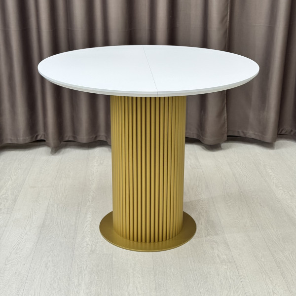 Dining round folding table B-WOOD made of HPL