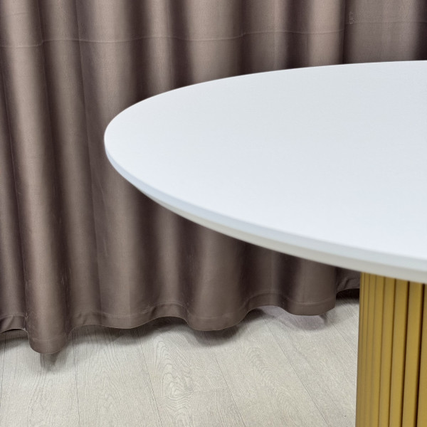 Dining round folding table B-WOOD made of HPL