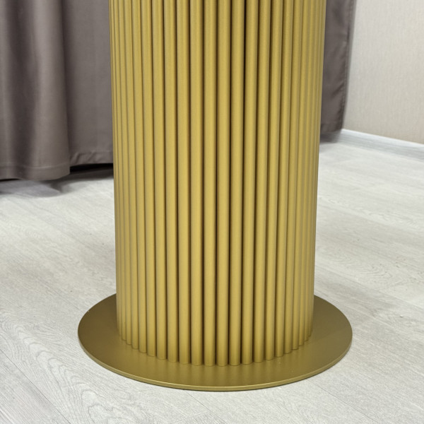 Dining round folding table B-WOOD made of HPL
