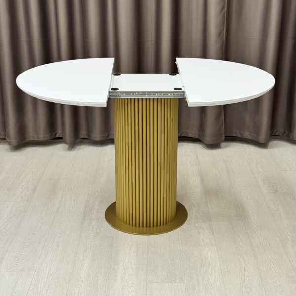 Dining round folding table B-WOOD made of HPL