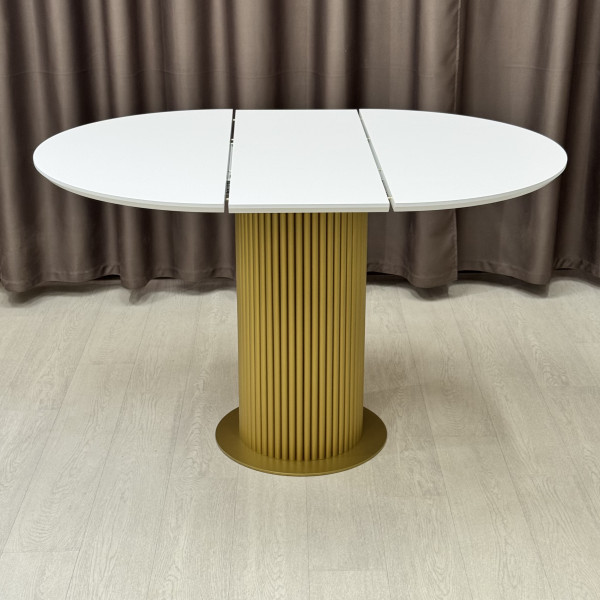 Dining round folding table B-WOOD made of HPL