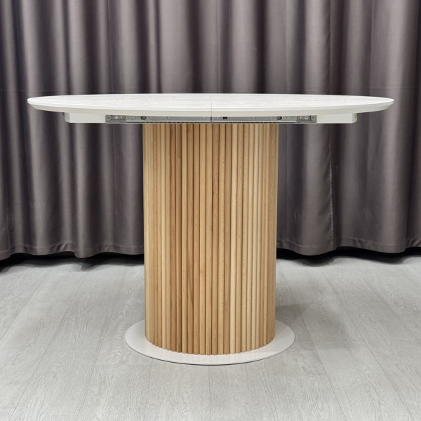 Dining round folding table B-WOOD made of HPL