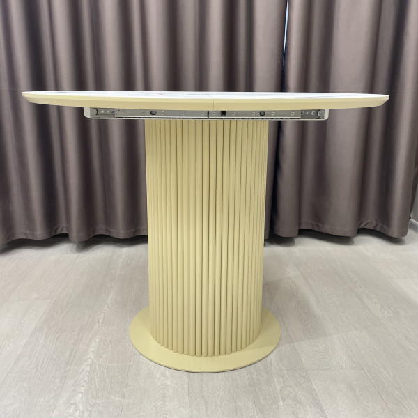  Dining round folding table B-WOOD made of HPL