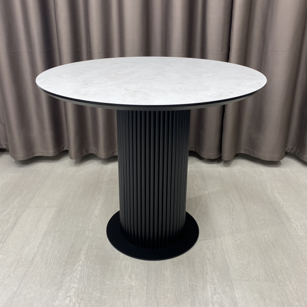  Dining round non-folding table B-WOOD made of HPL