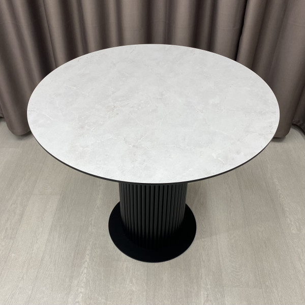  Dining round non-folding table B-WOOD made of HPL