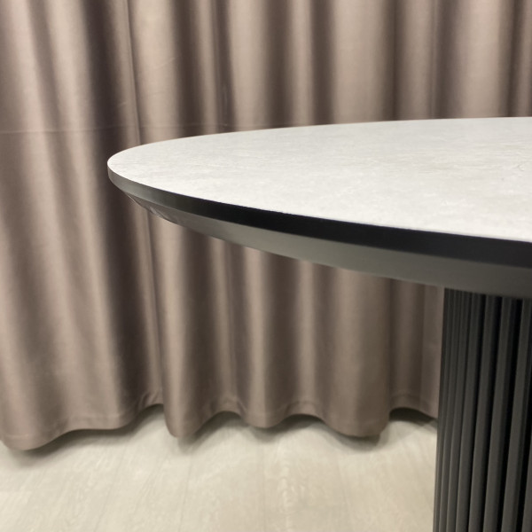  Dining round non-folding table B-WOOD made of HPL
