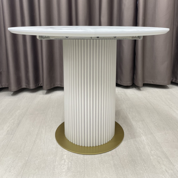  Dining round folding table B-WOOD made of HPL