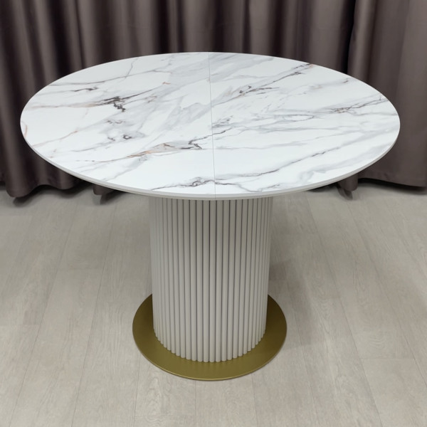  Dining round folding table B-WOOD made of HPL