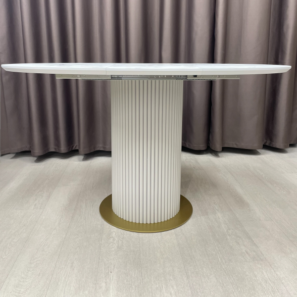  Dining round folding table B-WOOD made of HPL