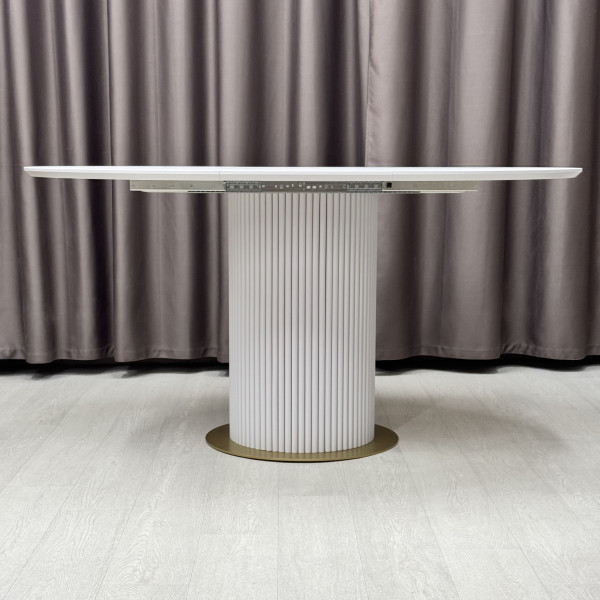  Dining round folding table B-WOOD made of HPL