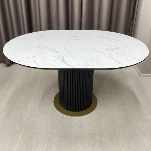  Dining round folding table B-WOOD made of HPL