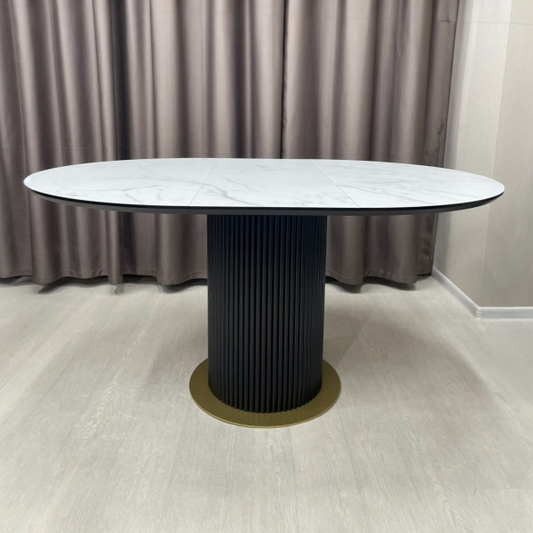  Dining round folding table B-WOOD made of HPL