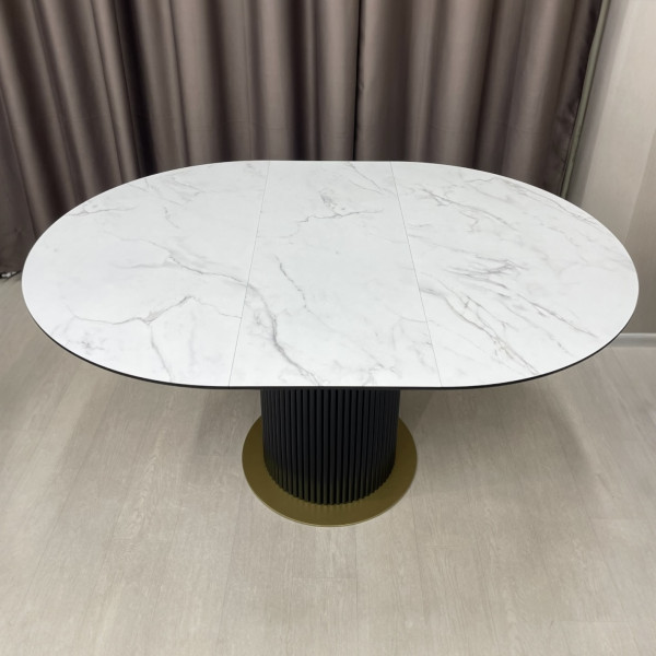  Dining round folding table B-WOOD made of HPL