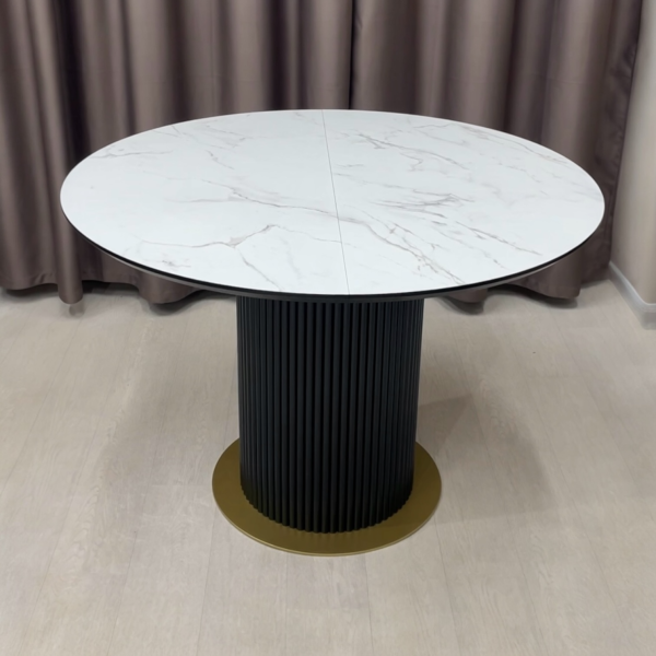  Dining round folding table B-WOOD made of HPL