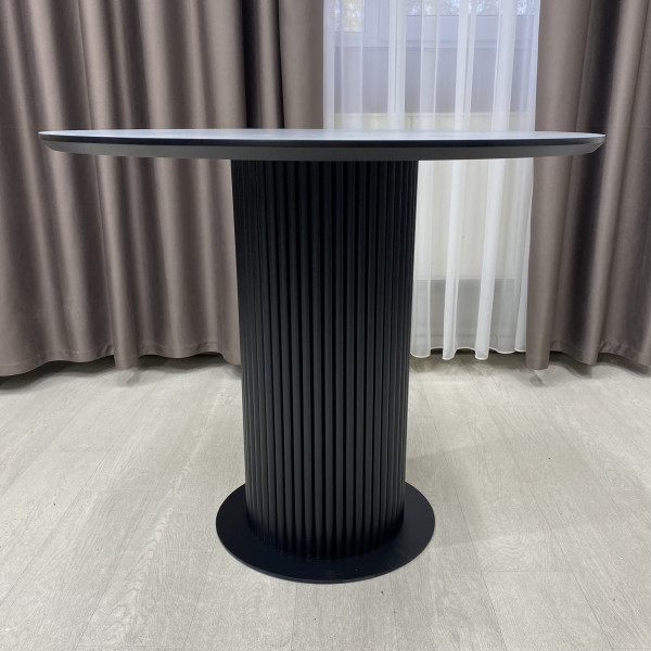  Dining round non-folding table B-WOOD made of HPL