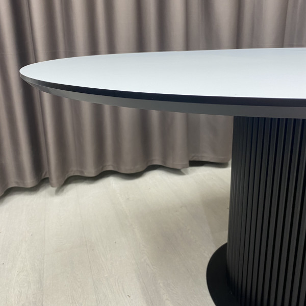 Dining round folding table B-WOOD made of HPL