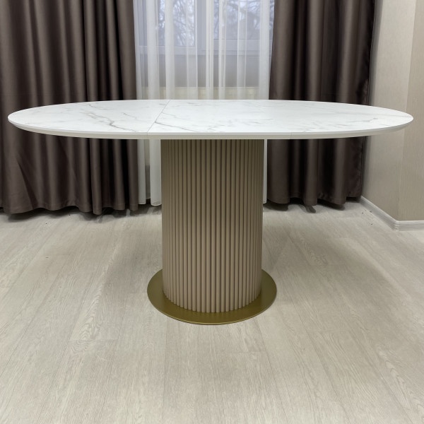  Dining round folding table B-WOOD made of HPL