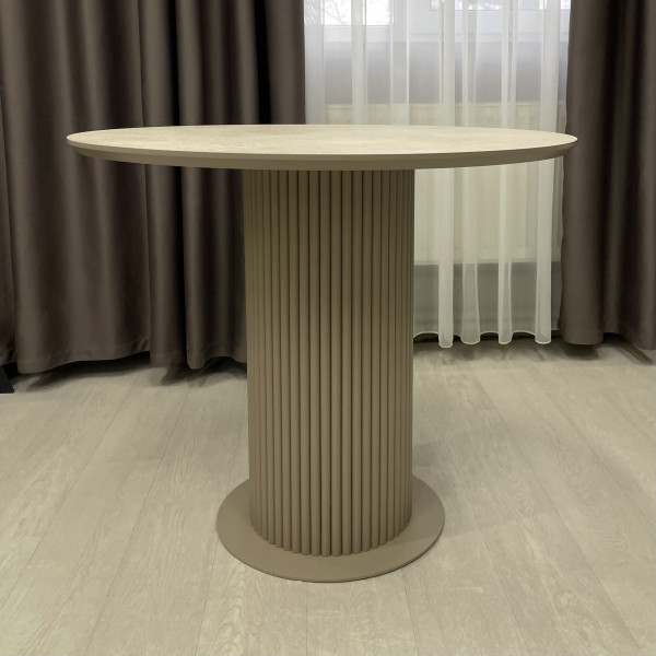  Dining round non-folding table B-WOOD made of HPL