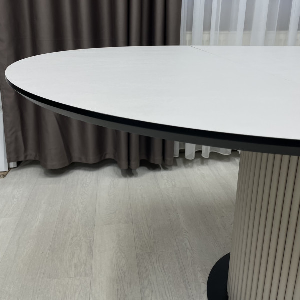  Dining round folding table B-WOOD made of HPL