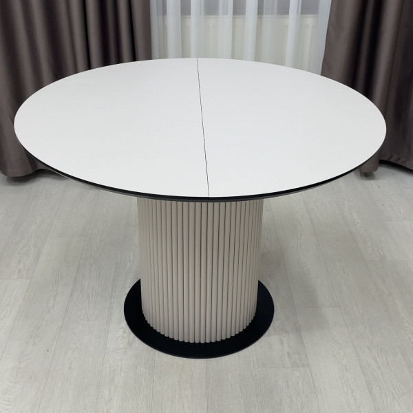  Dining round folding table B-WOOD made of HPL