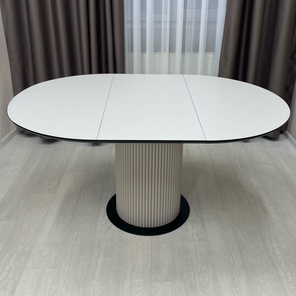  Dining round folding table B-WOOD made of HPL