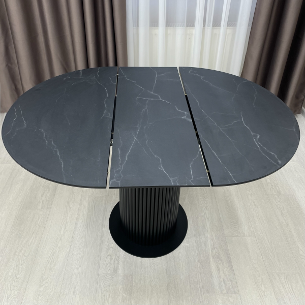  Dining round folding table B-WOOD made of HPL
