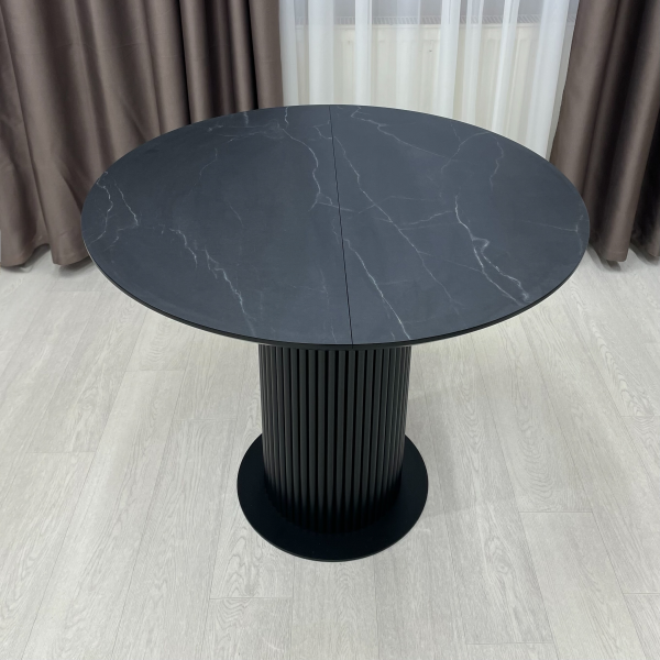  Dining round folding table B-WOOD made of HPL