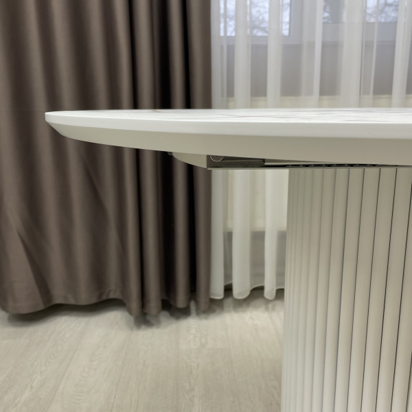  Dining round folding table B-WOOD made of HPL