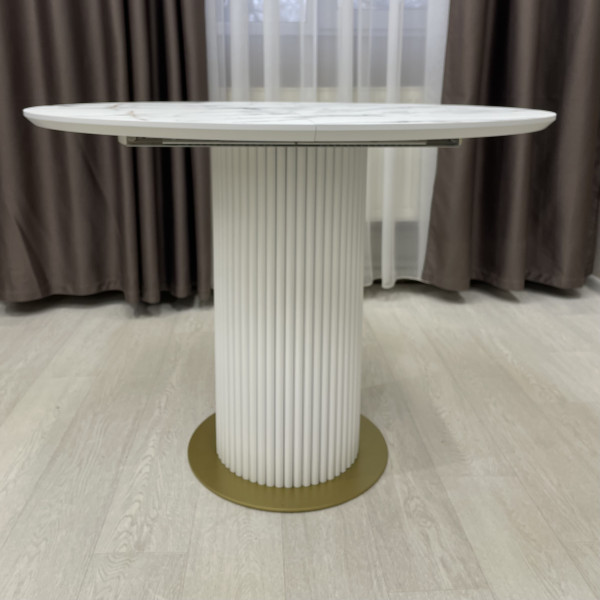  Dining round folding table B-WOOD made of HPL