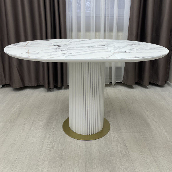  Dining round folding table B-WOOD made of HPL