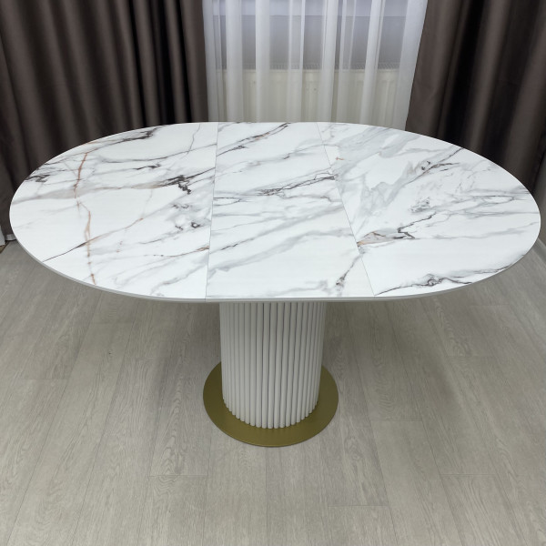  Dining round folding table B-WOOD made of HPL