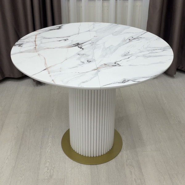  Dining round folding table B-WOOD made of HPL