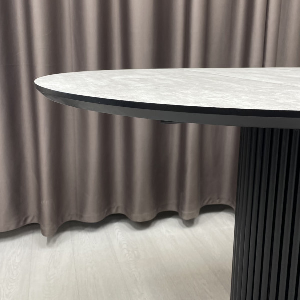  Dining round folding table B-WOOD made of HPL