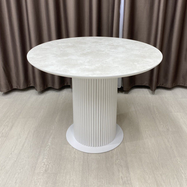  Dining round non-folding table B-WOOD made of HPL