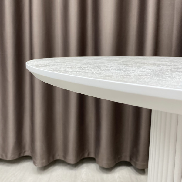  Dining round non-folding table B-WOOD made of HPL
