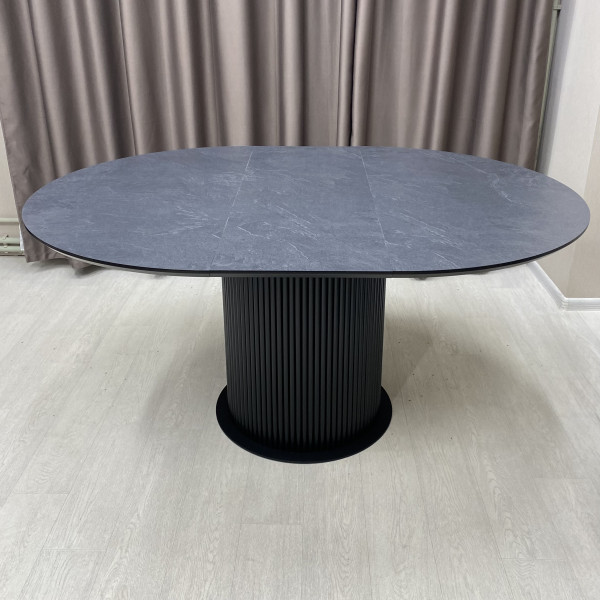  Dining round folding table B-WOOD made of HPL