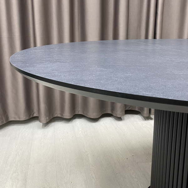  Dining round folding table B-WOOD made of HPL