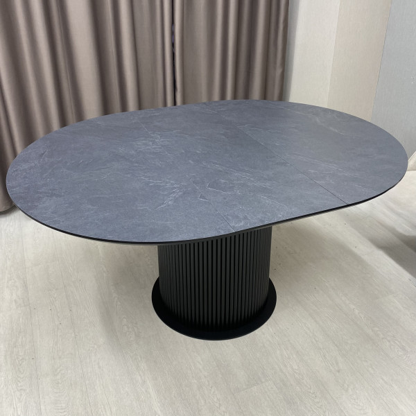 Dining round folding table B-WOOD made of HPL