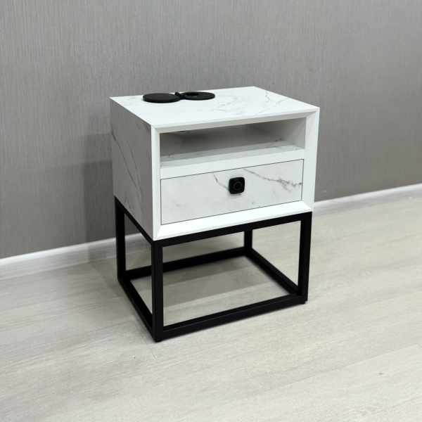 Bedside table “Flow” made of HPL