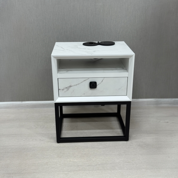 Bedside table “Flow” made of HPL