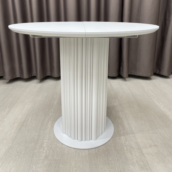 Round folding dining table B-WOOD MIX made of HPL