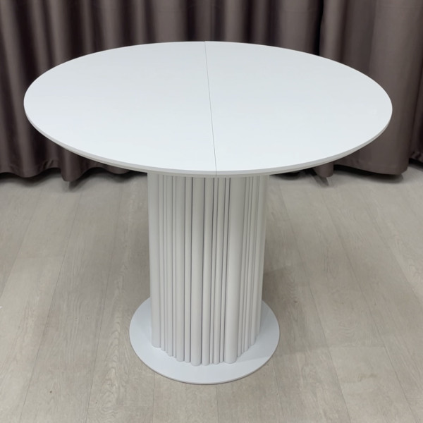 Round folding dining table B-WOOD MIX made of HPL